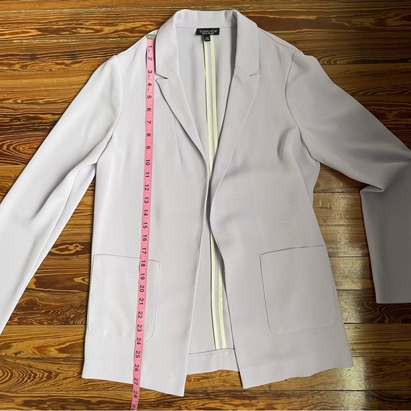 Topshop Lilac Oversized Boyfriend Blazer Jacket - Picture 10 of 10